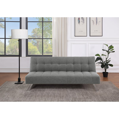 Sawyer Full 66" Wide Tufted Back Convertible Sofa by Latitude Run