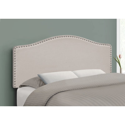 Camira Bed Headboard Only Bedroom Upholstered Linen Look Transitional by Red Barrel Studio