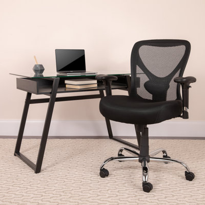 Aster Big & Tall 400 lb. Rated Mesh Swivel Ergonomic Task Office Chair by Flash Furniture