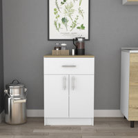 Pantry Cabinet, One Drawer, Two Interior Shelves by Latitude Run