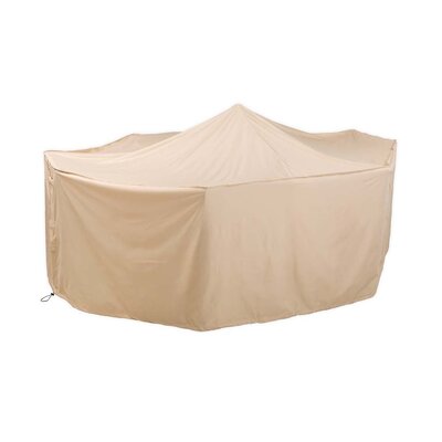 Large/XL Deluxe Furniture Cover for Rectangle or Oval Dining Table and Chairs by Rebrilliant