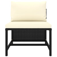 21.3" Wide Wicker Patio Sofa with Cushions by Ebern Designs