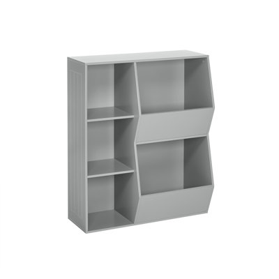RiverRidge Kids Playroom Toy Organizer and Bookcase with 3 Cubbies and 2 Veggie Storage Bins by RiverRidge Home