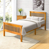 Hiyabel Solid Wood Platform Bed by Harriet Bee