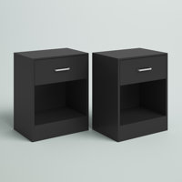Bojka 1 - Drawer End Table Nightstand by Wade Logan