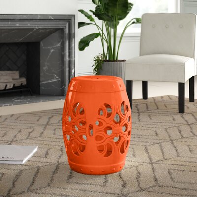 Twedt Ceramic Garden Stool by Alcott Hill