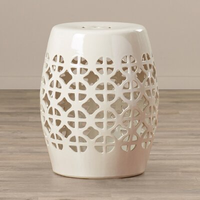 Eufaula Ceramic Garden Stool by Dakota Fields