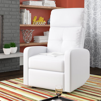 Suai 26" Wide Faux Leather Manual Standard Recliner by Latitude Run