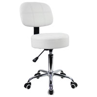 Round Rolling Height Adjustable Lab Stool by Inbox Zero