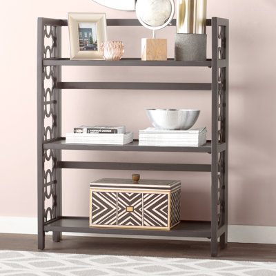 Brontie 42.5" W x 33.5" H Etagere Bookcase by Winston Porter