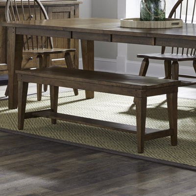Hendry Wood Dining Bench by Lark Manor
