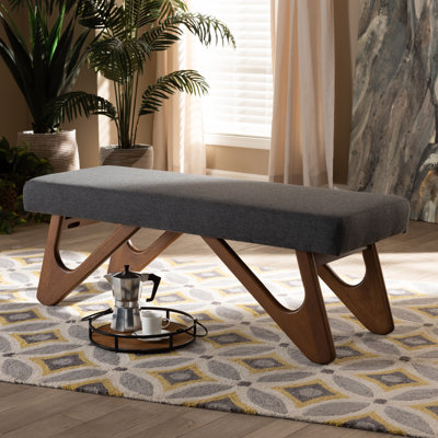 Valladares Upholstered Bench by George Oliver
