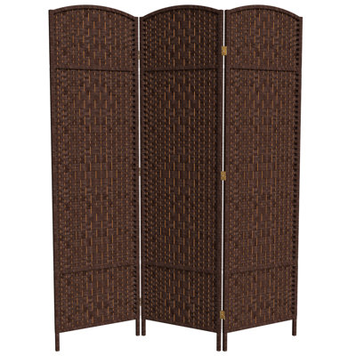 Broch Bamboo/Rattan Folding Room Divider by Winston Porter