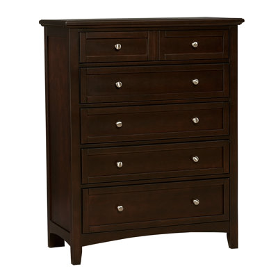 Yaovi 5 Drawer 40" W Solid Wood Chest by Lark Manor