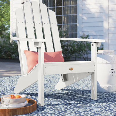 Leis Plastic Adirondack Chair by Beachcrest Home