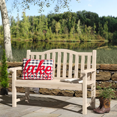 Susila 44.75" Outdoor Patio Garden Bench by Red Barrel Studio