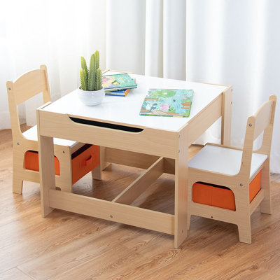 Kids Square Play / Activity Table and Chair Set by Harriet Bee