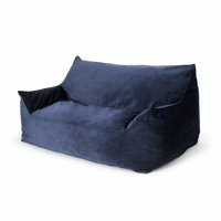 Large Velvet Bean Bag Sofa by Trule
