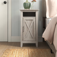 Huckins Nightstand in Washed Gray by Laurel Foundry Modern Farmhouse