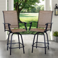 29.9" Patio Bar Stool by Red Barrel Studio