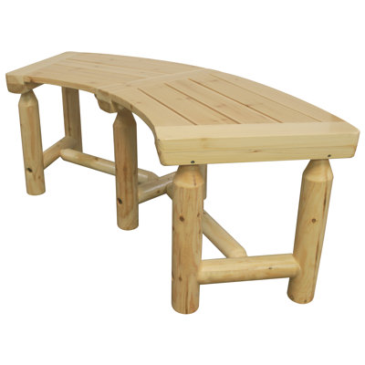 Wooden Picnic Bench by Millwood Pines