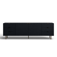 Wesson 79.5" Wide 6 Drawer Sideboard