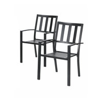 Bathilde Stacking Patio Dining Armchair by Red Barrel Studio