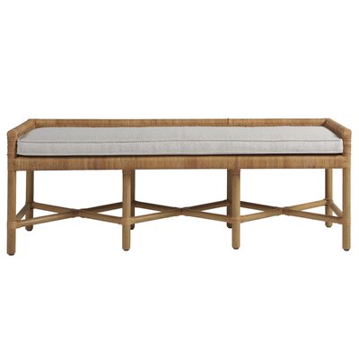 Adalard Wicker Bench by Birch Lane