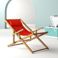 Festus Reclining Beach Chair by Dovecove