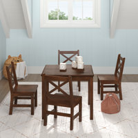 Buckley Kids Solid Wood Square Play Table and Chair Set by Sand & Stable Baby & Kids