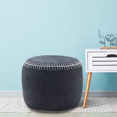 Stockwell 18" Wide Round Pouf Ottoman