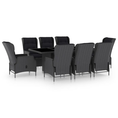 Rectangular 8 - Person Dining Set with Cushions by Red Barrel Studio