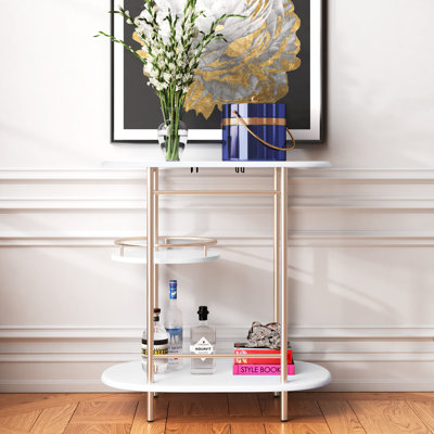 Roselynn 3 Tier Bar Cart by George Oliver