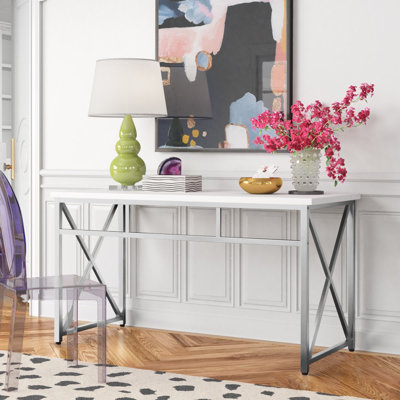 Aden White Top Desk by Etta Avenue
