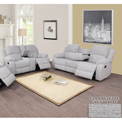 Aricel 2 Piece Velvet Reclining Living Room Set