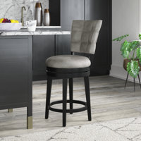Bittu Swivel Bar & Counter Stool by Ivy Bronx
