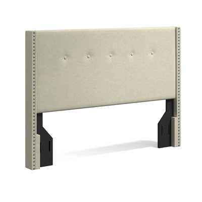 Burchfield Upholstered Wingback Headboard by Greyleigh