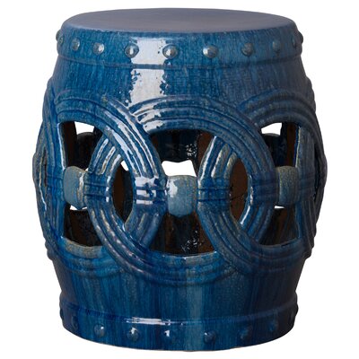 Traverso ETERNITY STL/TBL, MARINE BLUE 20X21"H by Longshore Tides