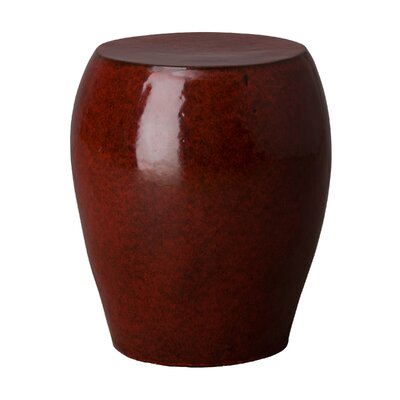 Delroy Ceramic Garden Stool by Millwood Pines