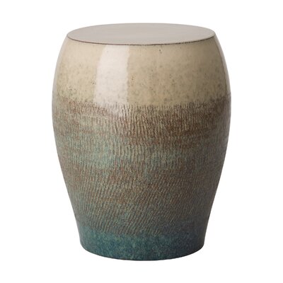 Delroy Ceramic Garden Stool by Millwood Pines
