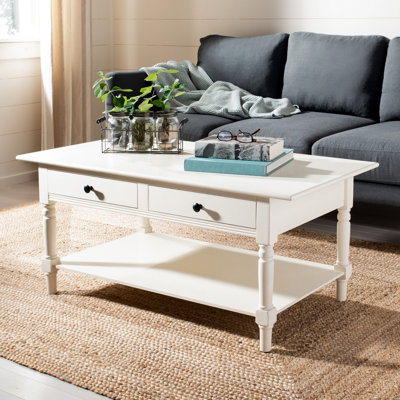 Barrasso 2 Drawer Coffee Table by Alcott Hill
