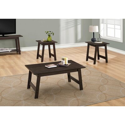 Table Set, 3pcs Set, Coffee, End, Side, Accent, Living Room, Laminate, Transitional by Ebern Designs