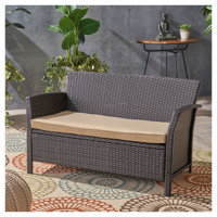 Morphis Outdoor Loveseat with Cushions by Red Barrel Studio