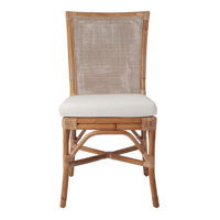Ophir Cotton Dining Chair in Canary Brown by Bayou Breeze