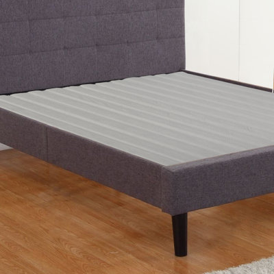 Tatum 0.75" Heavy Duty Vertical Mattress Support Wooden Bunkie Board/Slats with Cover by Alwyn Home