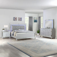 Denard Upholstered Standard 4 Piece Bedroom Set by House of Hampton