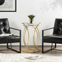 Loquette Glass Sled Nesting Tables by Etta Avenue