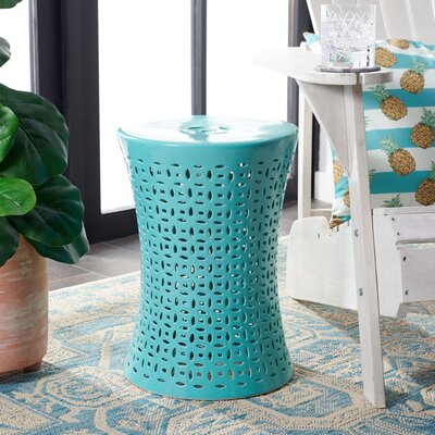 Alondo Ceramic Garden Stool by House of Hampton