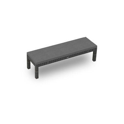 Suffern Wicker Picnic Bench by Wade Logan