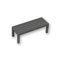 Suffern Wicker Picnic Bench by Wade Logan